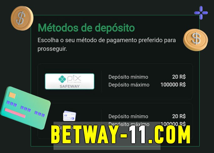 O cassino betway bet oferece uma grande variedade de métodos de pagamento